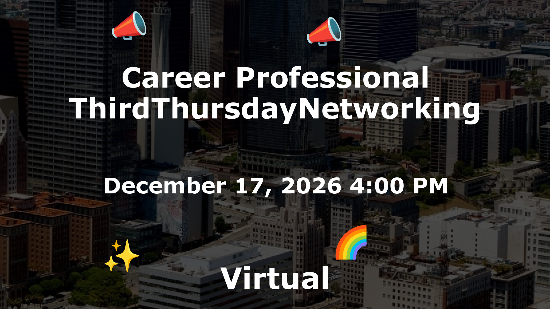 Career Professional ThirdThursdayNetworking  event image